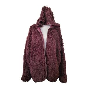 Joyfolie Mia Joy Merlot Okalla Sweater/jacket Womens Size XL New Rust Brown